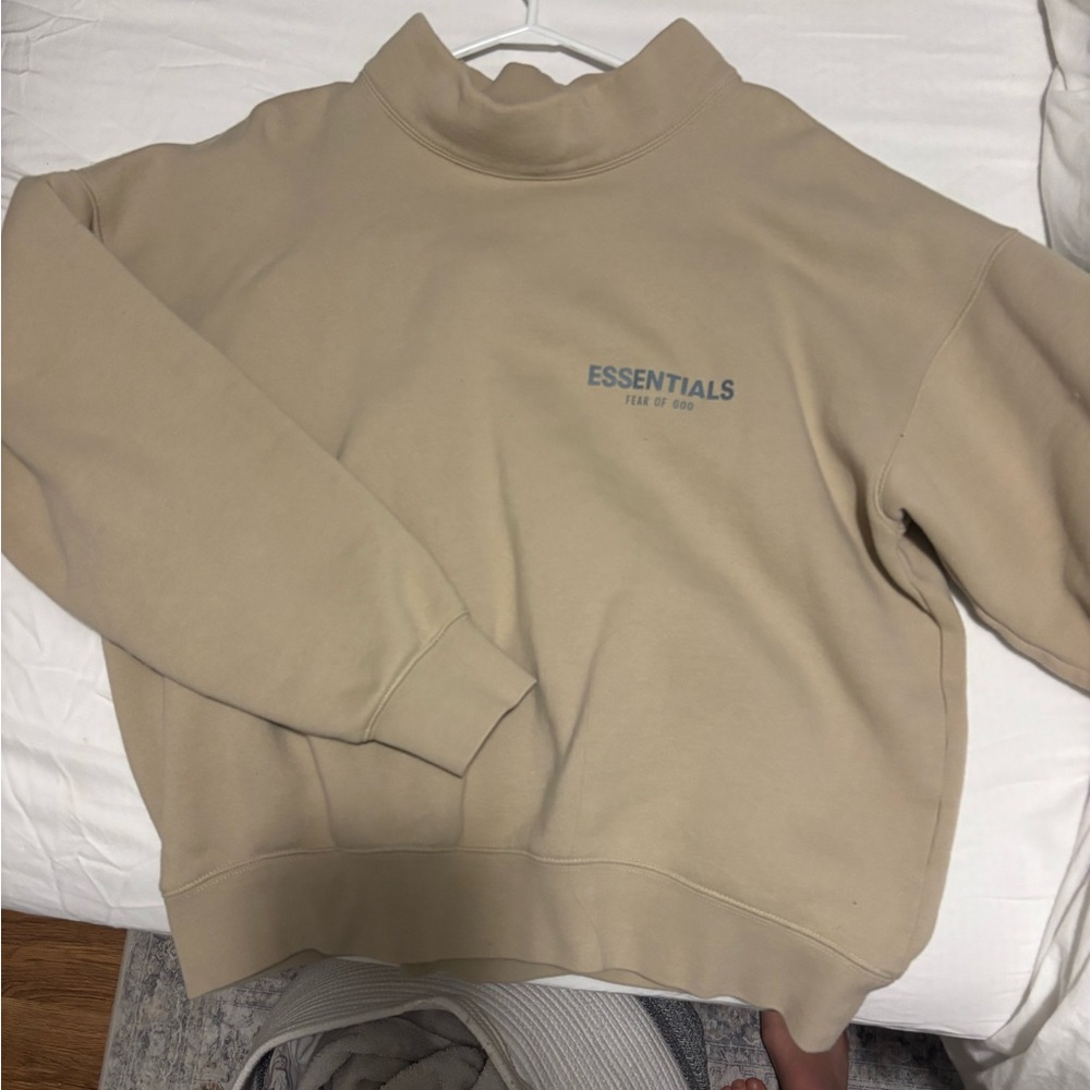 Essentials Mock neck hoodie